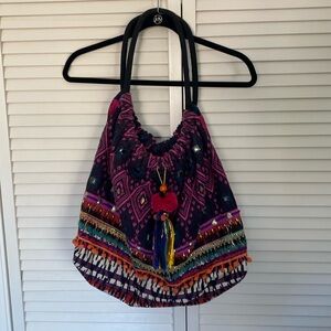 Vintage Hobo Bag Tribal Design
